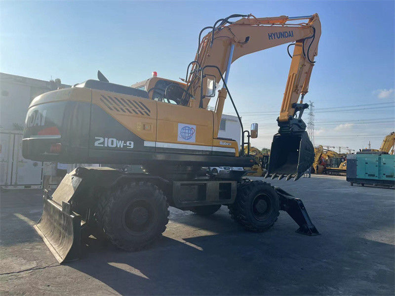 20 τόνους Κορέα Χρησιμοποιούμενη Υούνταϊ R210W-9 τροχοφόρος εξορυκτής Υούνταϊ 210 τροχοφόρος εξορυκτής