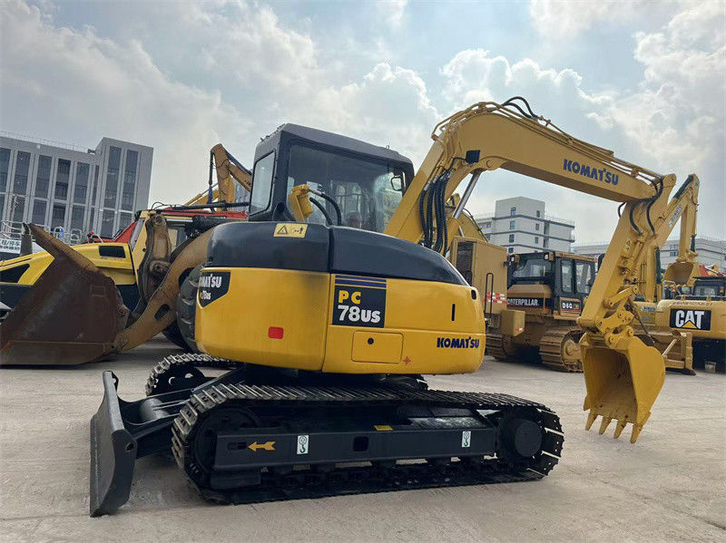 7.8 τόνος Ιαπωνία Χρησιμοποιούμενη Komatsu PC78us Crawler Excavator PC78US-6 Mini Digger