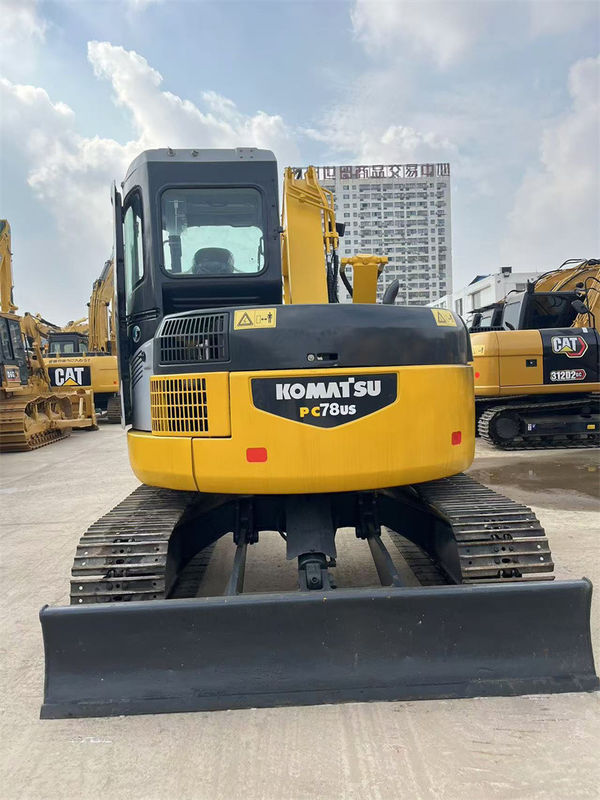 7.8 τόνος Ιαπωνία Χρησιμοποιούμενη Komatsu PC78us Crawler Excavator PC78US-6 Mini Digger