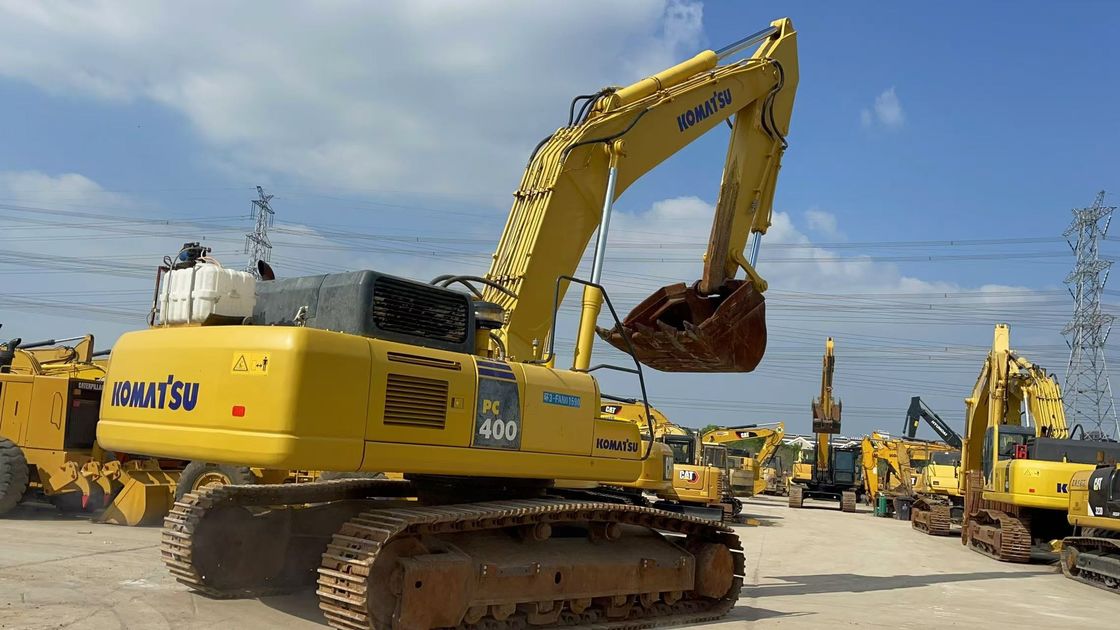 Ιαπωνία Αρχική Χρησιμοποιούμενη Komatsu PC400-8 Μεγάλη εκσκαφέας 40 τόνων Komatsu PC400 σκάφτης