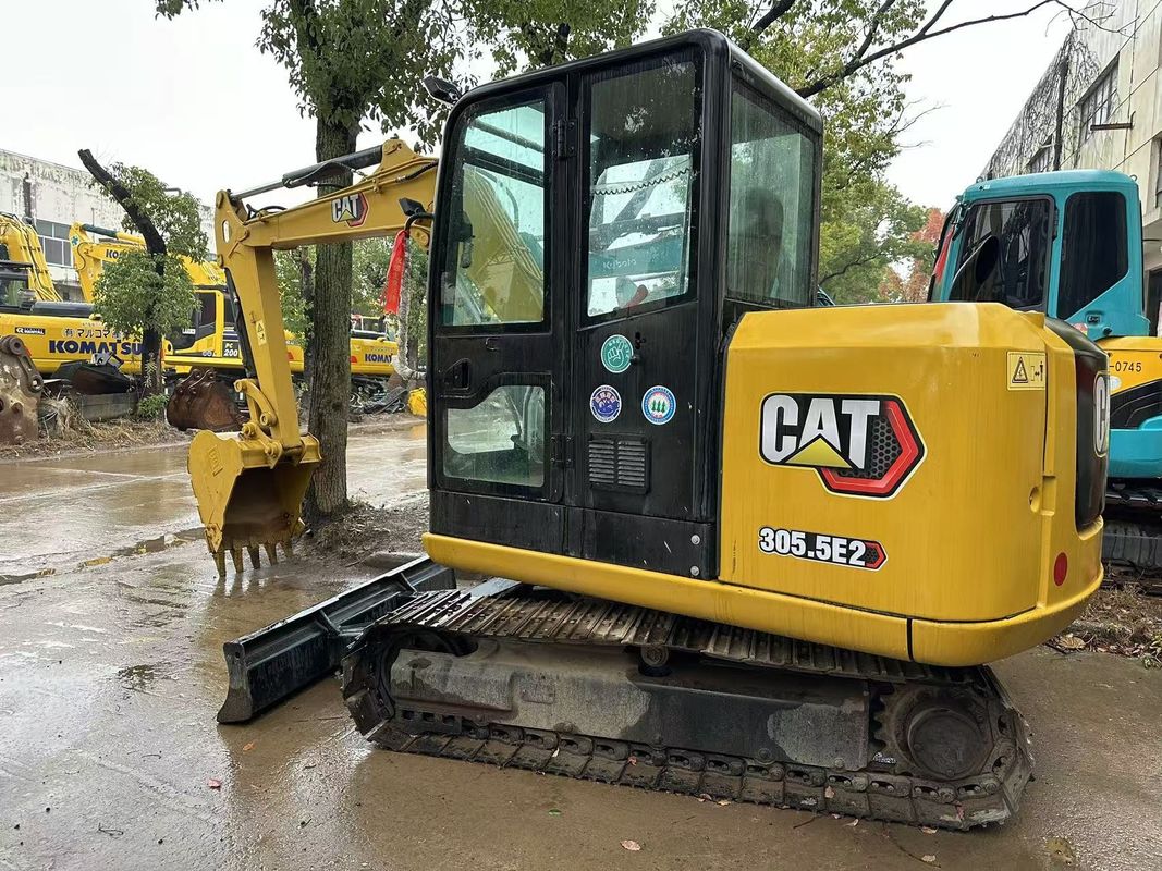 5.5 τόνος Χρησιμοποιηθέν CAT 305.5E Caterpillar 305.5 Mini Crawler Excavators
