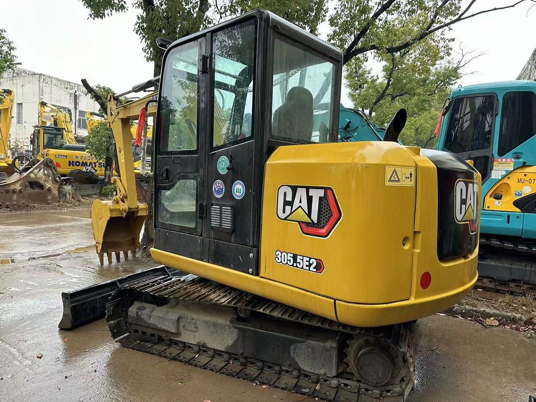 5.5 τόνος Χρησιμοποιηθέν CAT 305.5E Caterpillar 305.5 Mini Crawler Excavators