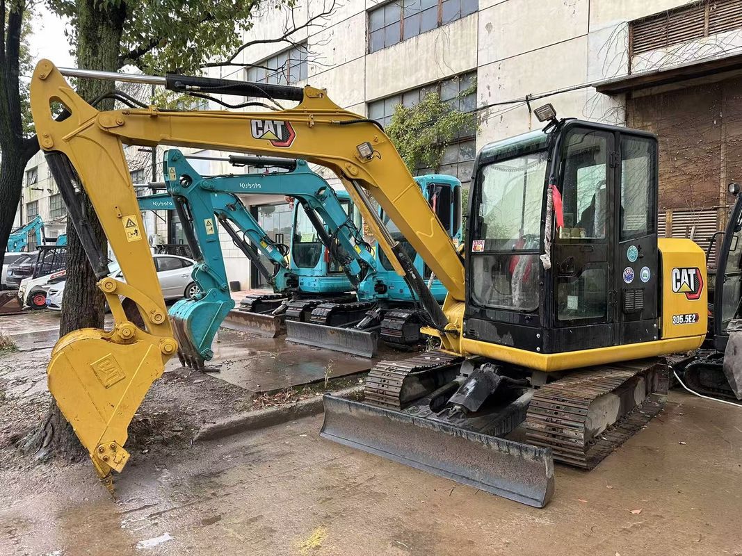 5.5 τόνος Χρησιμοποιηθέν CAT 305.5E Caterpillar 305.5 Mini Crawler Excavators