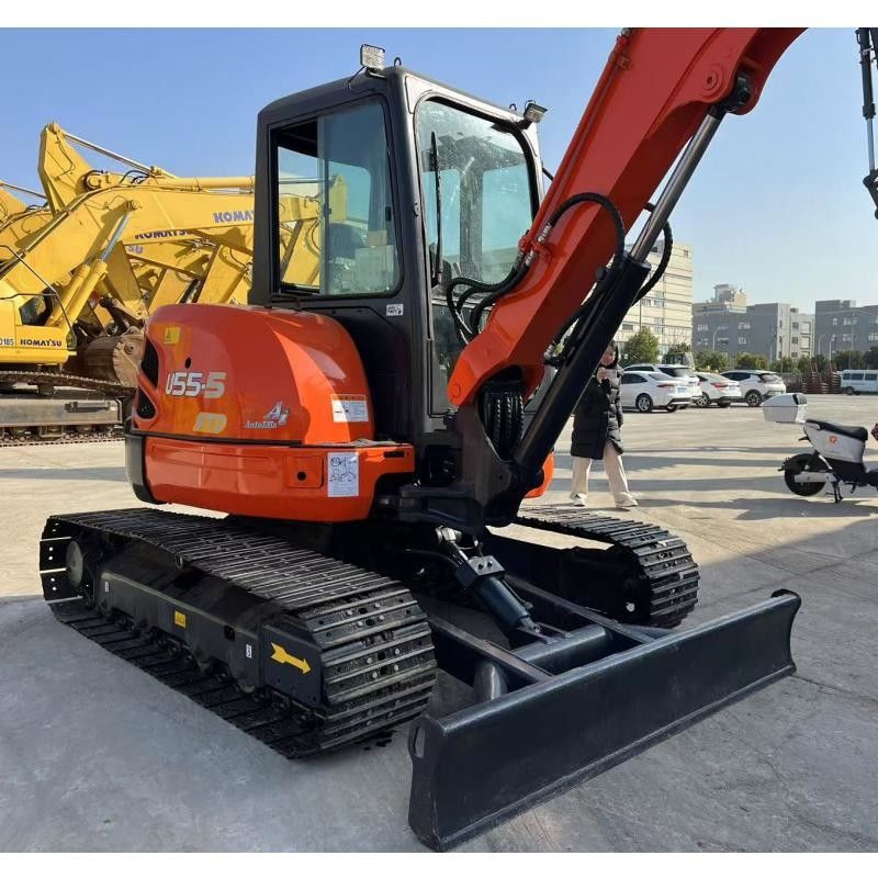 Kubota KX155 Ιαπωνία Εκσκαφέας 36.5 KN Bucket Digging Force για την κατασκευή