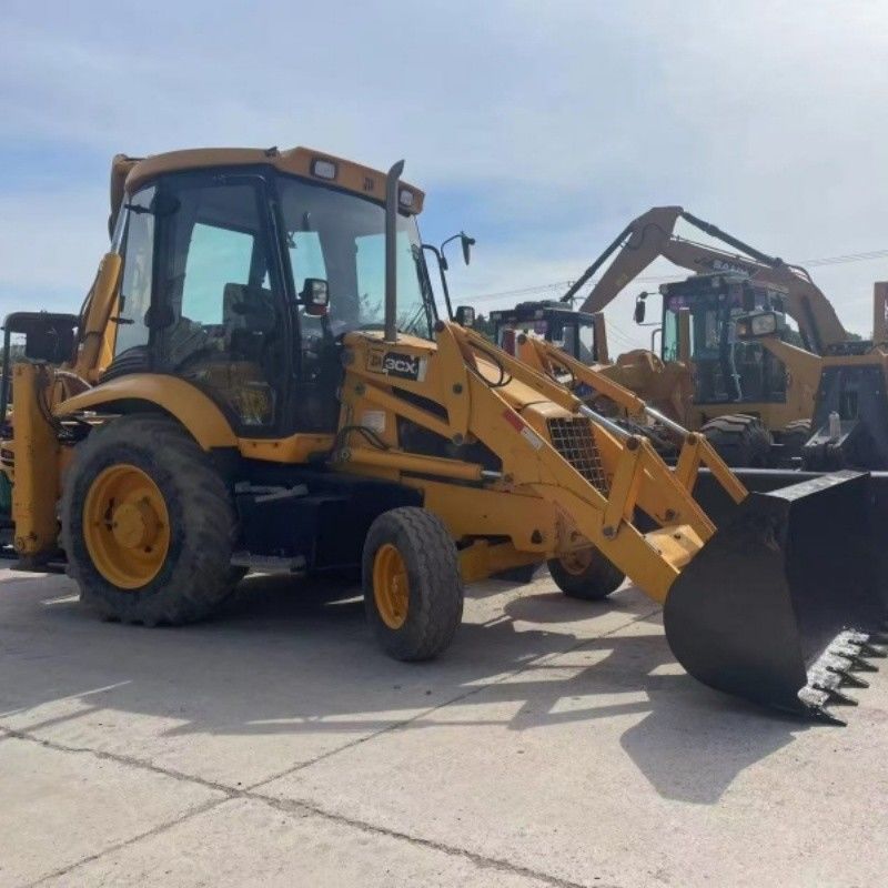 Αρχική μπογιά JCB 3CX Backhoe Loader 4 τροχούς κίνησης για την εκσκαφή και φόρτωση