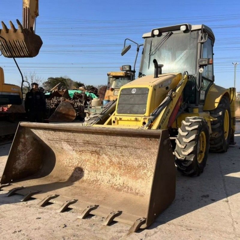 Πρωτότυπο χρώμα New Holland Loader Backhoe LB85 Βιομηχανικό τρακτέρ