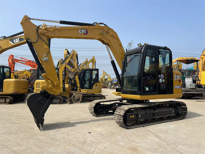 Χρησιμοποιούμενος εξορυκτής Caterpillar 308E2 Mini υδραυλικός εξορυκτής σχεδιασμένος για χαμηλά λειτουργικά κόστη και σε διάφορες εφαρμογές