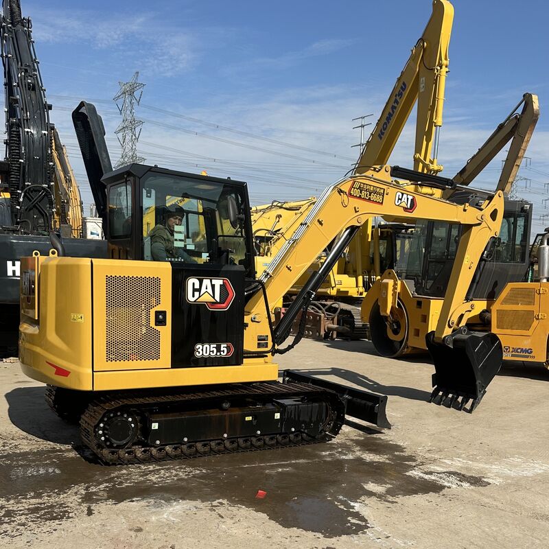 Τελευταία εκσκαφέας CAT 305.5 5,5 τόνων Caterpillar 305.5 Mini Crawler Excavators