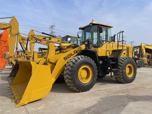 Μπροστινός φορτωτής κίτρινο 17450kg φορτωτών ροδών SDLG LG956L