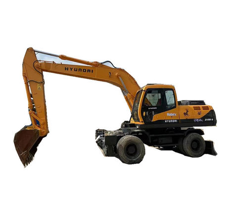 Η χρησιμοποιημένη Hyundai Robex 210W 21 τόνος 210W-9 εκσκαφέας ροδών