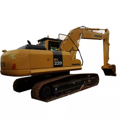 Χρησιμοποιημένος KOMATSU Pc220 εκσκαφέας της KOMATSU 22 της Ιαπωνίας προέλευσης μικρών τόνοι εκσκαφέων αντιολισθητικών αλυσίδων