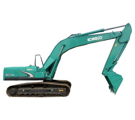 21 Backhoe αντιολισθητικών αλυσίδων εκσκαφέων Kobelco τόνου χρησιμοποιημένος SK210LC εκσκαφέας