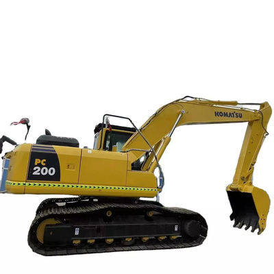 Χρησιμοποιημένος KOMATSU εκσκαφέας της KOMATSU Pc200 8 20 τόνοι κίτρινος