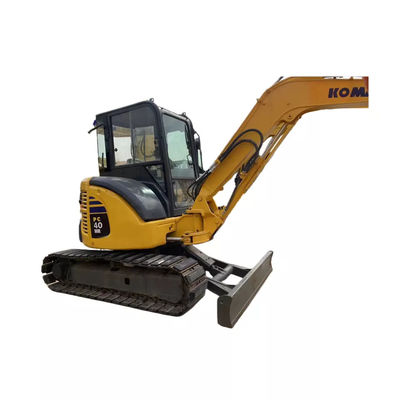 Μίνι χρησιμοποιημένος εκσκαφέας της KOMATSU Pc40mr 4 τόνοι της κίτρινης Ιαπωνίας που γίνεται εισαγόμενης