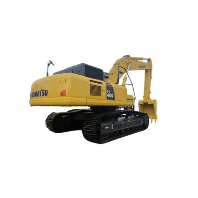 Η χρησιμοποιημένη KOMATSU pc400-8 υδραυλικός εκσκαφέας αντιολισθητικών αλυσίδων για την κατασκευή και την κίνηση της γης