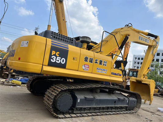 Μεγάλος εκσκαφέας της KOMATSU PC350 εκσκαφέων αντιολισθητικών αλυσίδων της Ιαπωνίας 35 τόνου αρχικός χρησιμοποιημένος