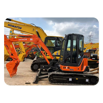 Χρησιμοποιούμενος εξορυκτής Hitachi ZX50U Mini Χρησιμοποιούμενος εξορυκτής Hitachi ZX50 Mini 5 τόνων