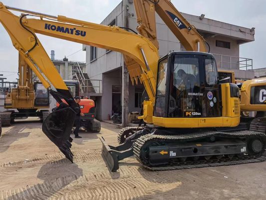 Χρησιμοποιημένη Ιαπωνία Komatsu PC128US Εκσκαφέας Δεύτερο χέρι Komatsu PC128 Μηχανήματα Κατασκευής