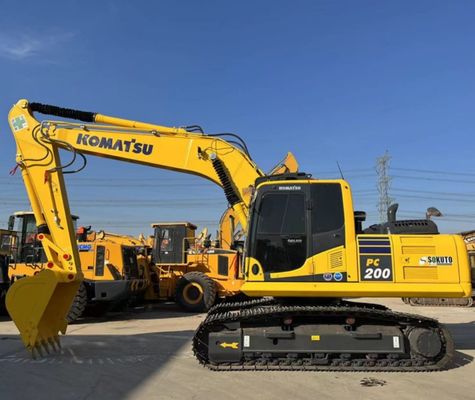 90% Νέο Χρησιμοποιούμενο Τύπο Κρόλερ Komatsu PC200 Ιαπωνία Κατασκευή Εξαιρετική Απόδοση Λίγο Χρησιμοποιούμενο