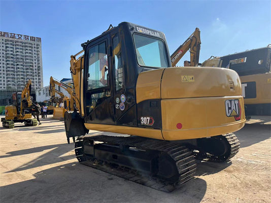 Χρησιμοποιούμενο CAT 307D Excavator 7 τόνων Caterpillar 307 Crawler mini Excavator