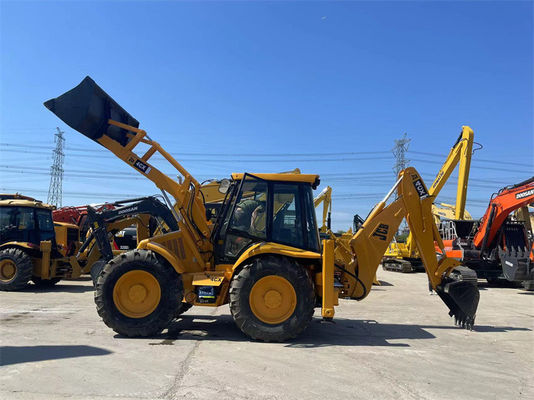 Προέλευση ΗΠΑ Χρησιμοποιούμενο JCB 4CX Backhoe Loader μεταχειρισμένο JCB 4CX Wheel Backhoe Loader