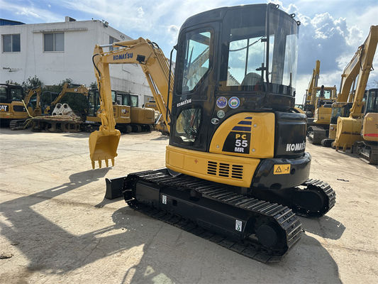 Χρησιμοποιούμενη μηχανή εκσκαφής PC55MR PC55MR-2 Mini Digger