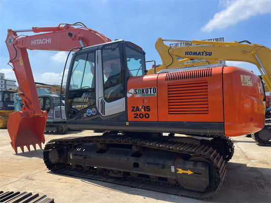 Χρησιμοποιούμενος εξορυκτής Hitachi Zx200 20000kgs Ιαπωνία Χρησιμοποιούμενος εξορυκτής Hitachi ZX200-3G
