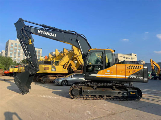 22 τόνους Χρησιμοποιούμενος εξορυκτής Hyundai R220LC-9S Hyundai 220 εξορυκτικός εξορυκτής
