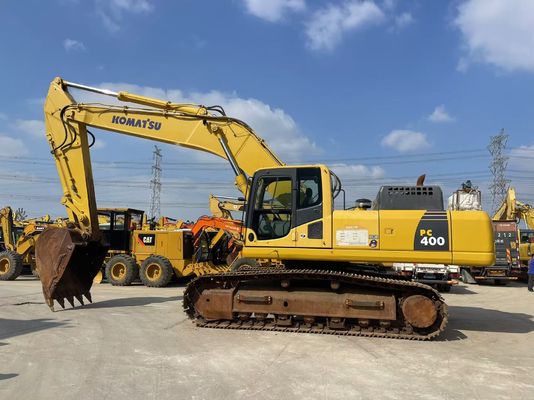Ιαπωνία Αρχική Χρησιμοποιούμενη Komatsu PC400-8 Μεγάλη εκσκαφέας 40 τόνων Komatsu PC400 σκάφτης
