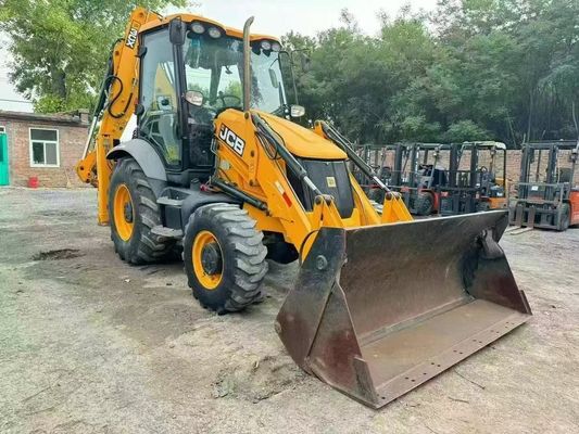 Χρησιμοποιούμενο φορητή JCB 3CX Backhoe με διχασμένο κουβά