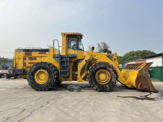 Χρησιμοποιούμενο φορτιστή τροχών Komatsu WA600 Δεύτερο χέρι