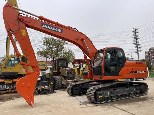 Χρησιμοποιούμενος εξορυκτής Doosan DX225 Μεσαίου μεγέθους εξορυκτής Doosan