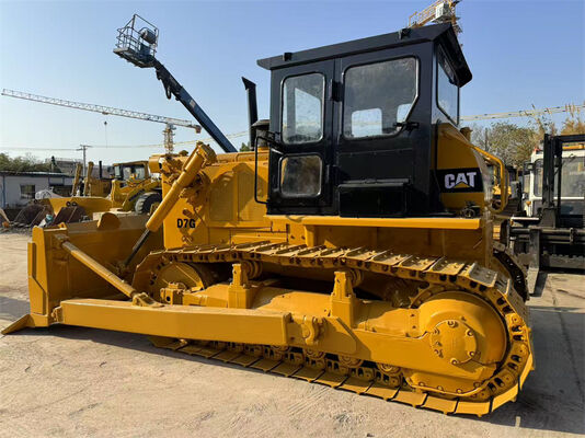 Αρχική χρησιμοποιημένη μπουλντόζα CAT D7G με κινητήρα 3306, βάρος λειτουργίας 20230kg και ευθεία λεπίδα κλίσης