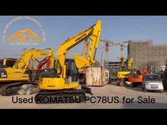 Χρησιμοποιημένοι χρησιμοποιημένοι KOMATSU pc78 εκσκαφέας μίνι εκσκαφείς της Ιαπωνίας KOMATSU PC78US για την πώληση